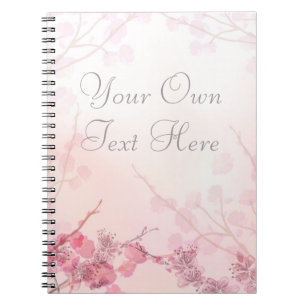 Caderno Espiral Casamento com Orquídea Rosa