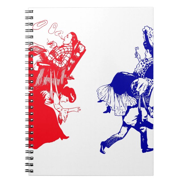 Caderno Espiral casamento vitorioso engraçado (Frente)