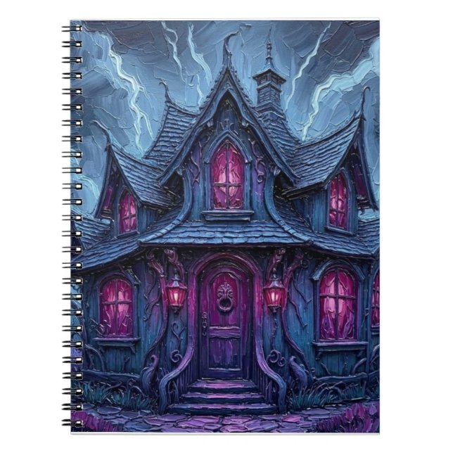 Caderno Espiral CasaMísticaEscura (Frente)
