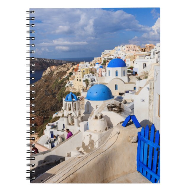 Caderno Espiral Casas Gregas Tradicionais (Frente)