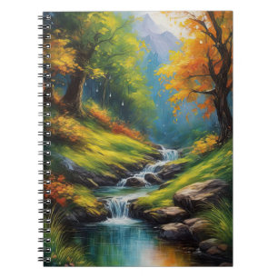Caderno Espiral Cascades Vibrantes