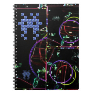 Caderno Espiral Cascata de Jogos Eletrônicos