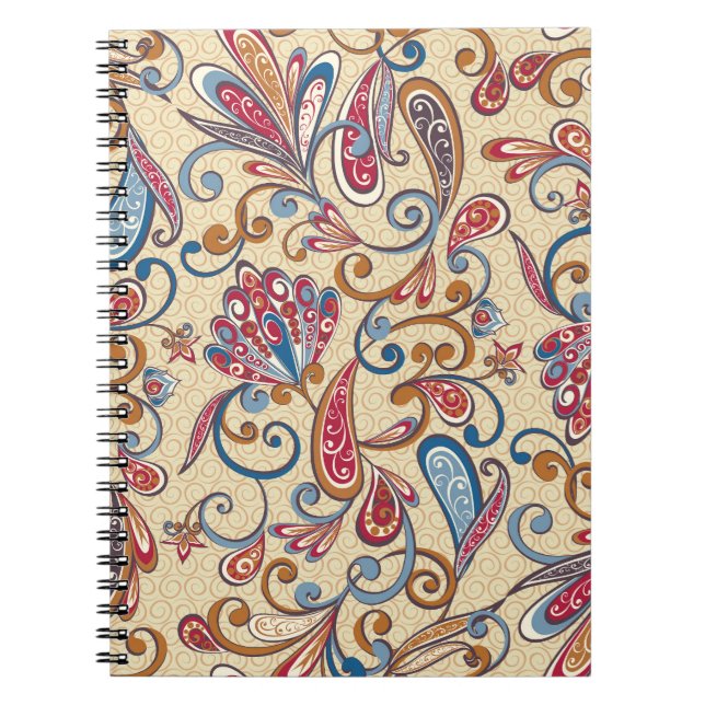 Caderno Espiral Cassete de áudio retrô: wallpaper 90s (Frente)