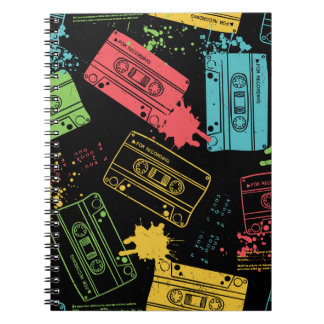 Caderno Espiral Cassetes Legal Grunge, Estilo 90s