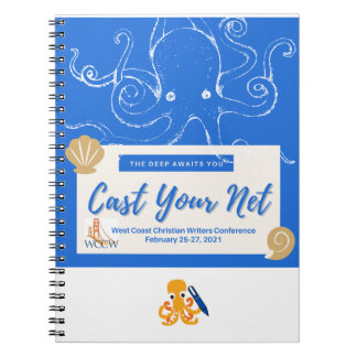 Caderno Espiral Cast Your Net Journal/Notebook