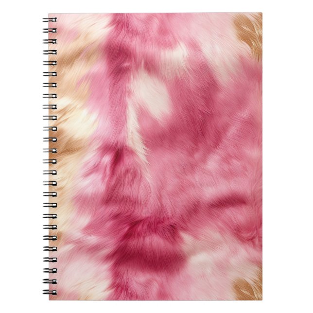 Caderno Espiral Castanho-de-vaqueiro-rosa (Frente)