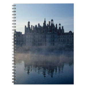 Caderno Espiral Castelo Chambord ao amanhecer, Loir-et-Cher, Loire