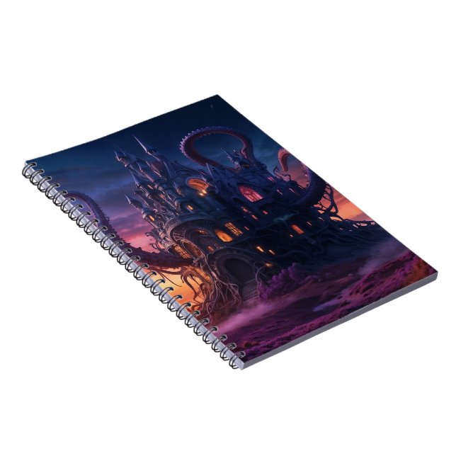 Caderno Espiral Castelo Cósmico de Eons Long Past (Lado Direito)