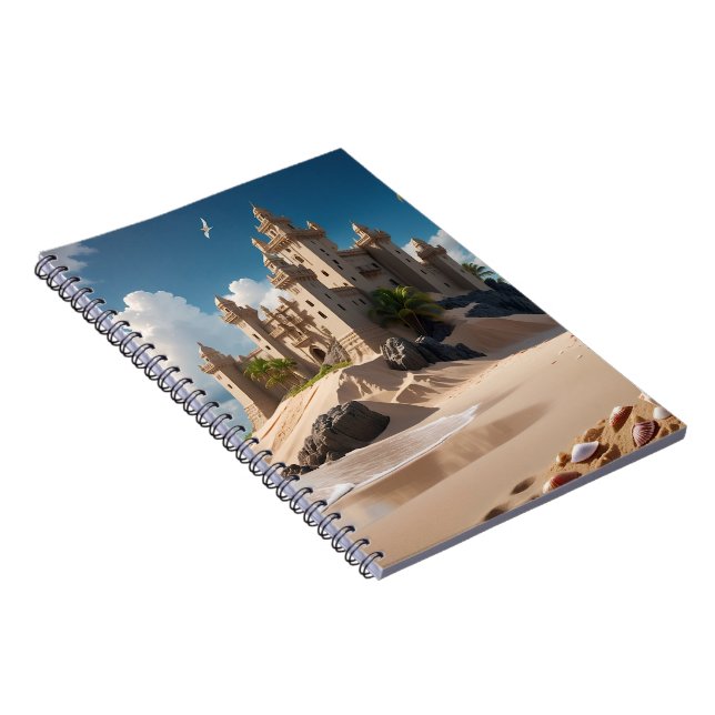 Caderno Espiral Castelo da Praia das Possibilidades (Lado Direito)