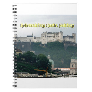 Caderno Espiral Castelo de Hohensalzburg, Salzburg, Áustria