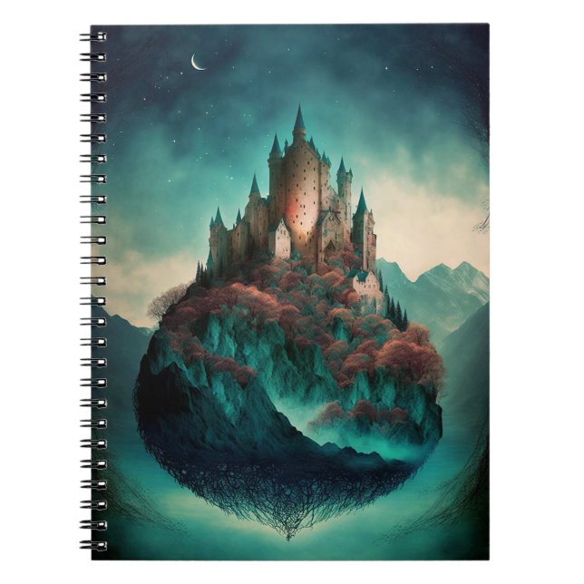 Caderno Espiral Castelo de Magical Fantasy (Frente)