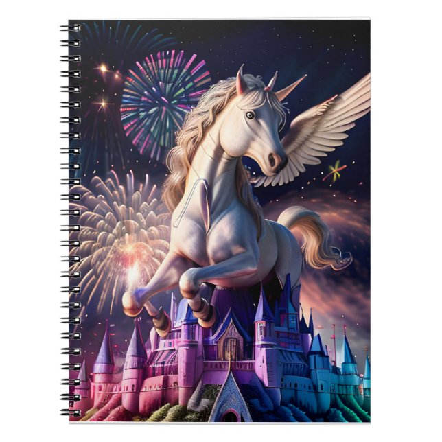 Caderno Espiral Castelo de Pegasus One (Frente)