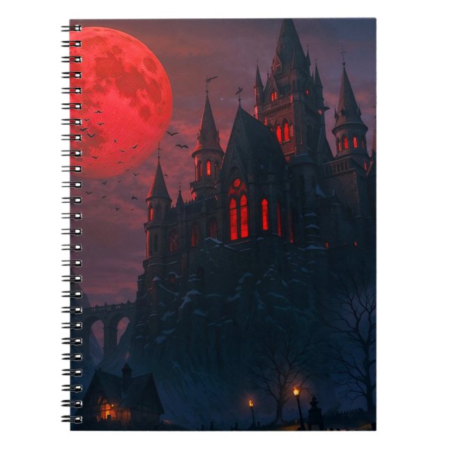 Caderno Espiral Castelo do Sangue do Vampiro (Frente)