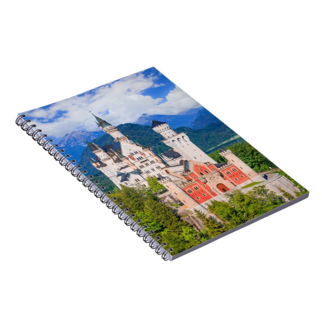 Caderno Espiral Castelo Neuschwanstein Alemanha (Lado Direito)