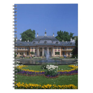Caderno Espiral Castelo Pillnitz, Dresden, Saxônia, Alemanha