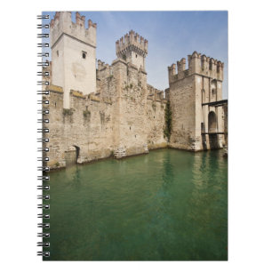 Caderno Espiral Castelo Scaligeri, Sirmione, Província de Brescia,
