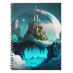 Caderno Espiral Castle In Crystal Ball