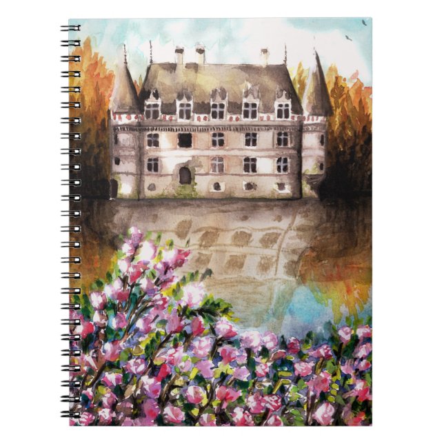 Caderno Espiral Castle watercolor notebook (Frente)