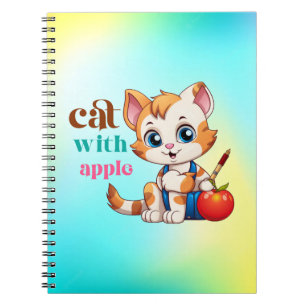Caderno Espiral Cat Com Apple-85242