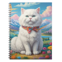 Cat em um notebook de campo