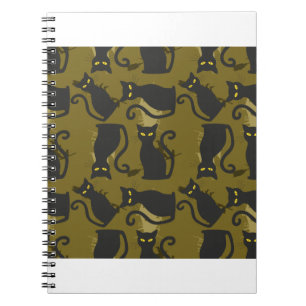 Caderno Espiral Cat Metallizer Fatory Deco Modelo Art