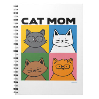 Caderno Espiral Cat mom 