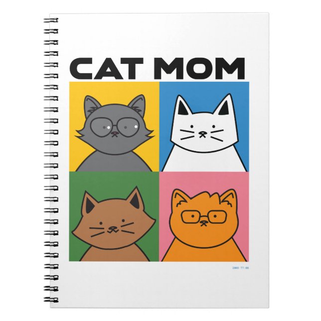 Caderno Espiral Cat mom  (Frente)