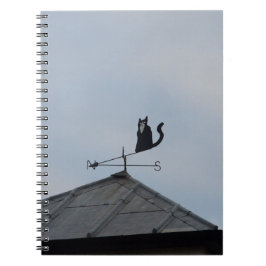 Caderno Espiral Cata-Vento Gato Preto