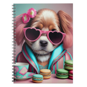 Caderno Espiral Catálogo Escolar Colorido de Na moda de Coggie
