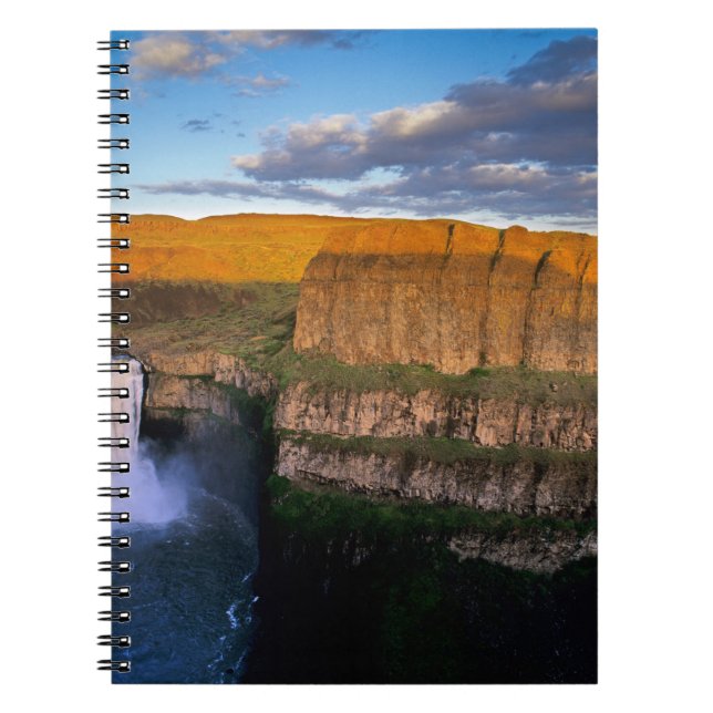 Caderno Espiral Cataratas de Palouse em Washington (Frente)