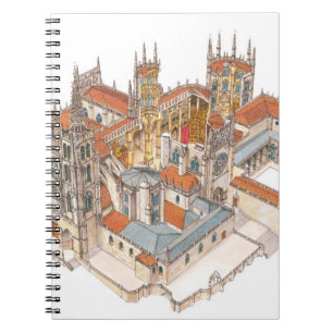 Caderno Espiral Catedral de Burgos. Espanha