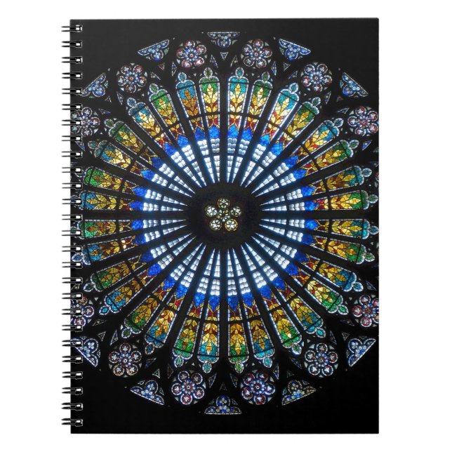 Caderno Espiral catedral de estrasburgo rosa (Frente)