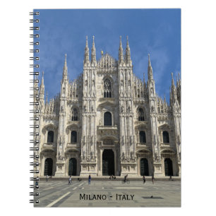 Caderno Espiral Catedral de Milão Duomo - Itália