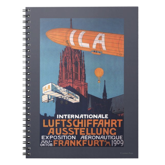 Caderno Espiral Catedral Vermelha - Exposição Aeronáutica de 1rua (Frente)