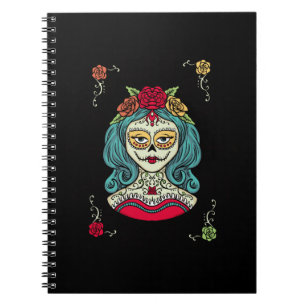Caderno Espiral Catrina Día de Muertos Web