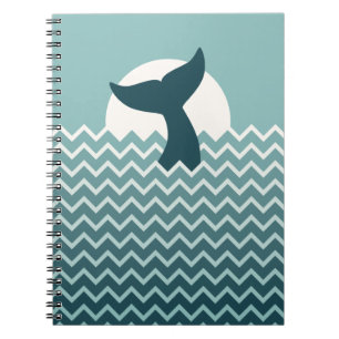 Caderno Espiral Cauda da baleia