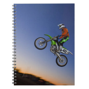 Caderno Espiral Cavaleiro de Motorcross