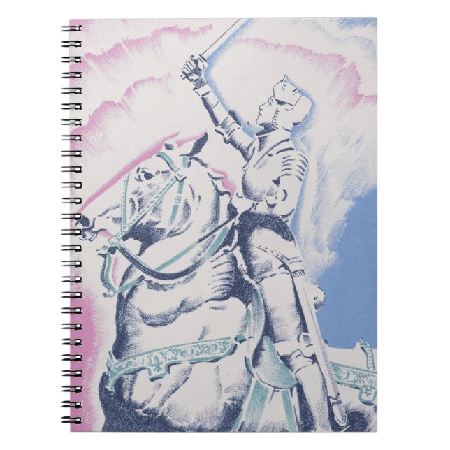 Caderno Espiral Cavaleiro Medieval (Frente)