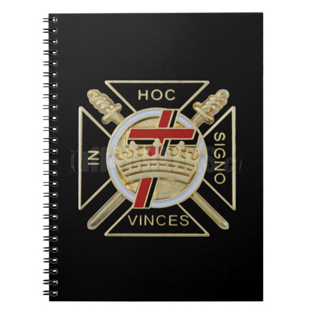 Caderno Espiral Cavaleiro Templário (Frente)