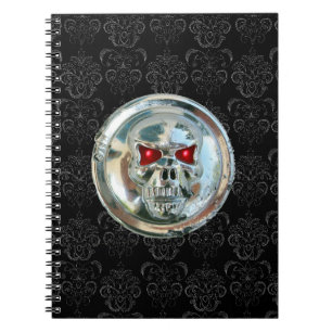 CADERNO ESPIRAL CAVALEIROS DA CAVEIRA DAMASCO