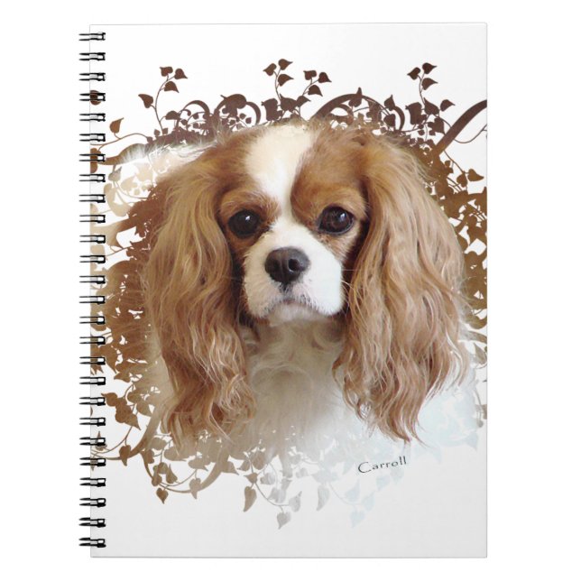 Caderno Espiral Cavalier King Charles Spaniel (Frente)