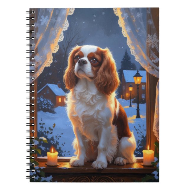 Caderno Espiral Cavalier King com Férias de Natal (Frente)