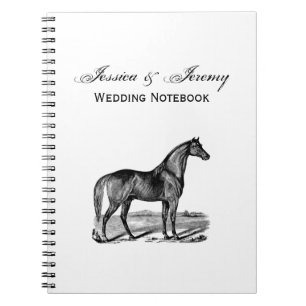 Caderno Espiral Cavalo Antigo em Pé