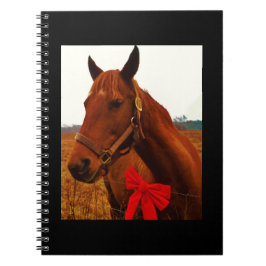 Caderno Espiral Cavalo com Arco Vermelho