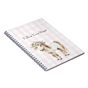 Caderno Espiral Cavalo com Flores