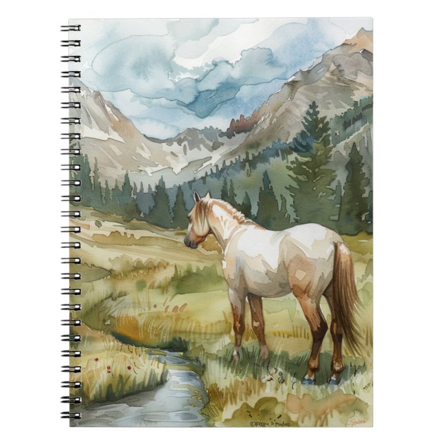 Caderno Espiral Cavalo da Montanha (Frente)