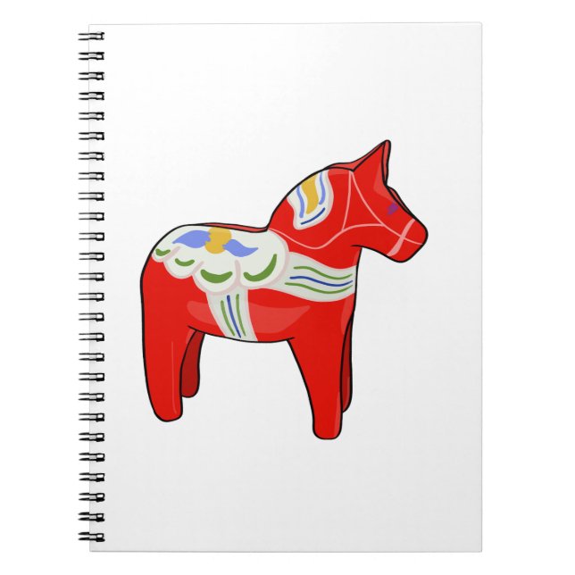 Caderno Espiral Cavalo Dalecarliano (Frente)