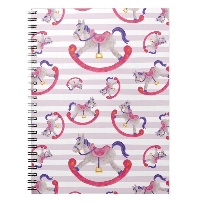 Caderno Espiral Cavalo de balanço (Frente)