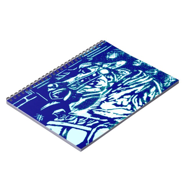 Caderno Espiral Cavalo de Carnaval Blues (Left Side)
