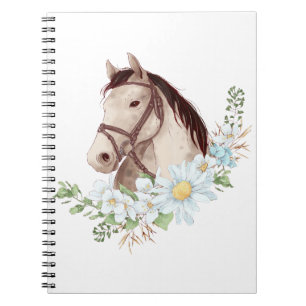 Caderno Espiral Cavalo de Corrida Equestririano Gift Horseback